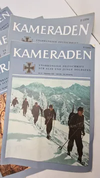Samling originale tyske veteranblade