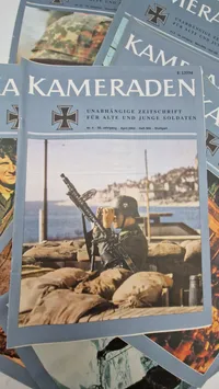 Samling originale tyske veteranblade
