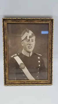 Originalt indrammet livgarde foto