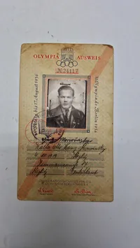 Originalt ID fra olympiaden Berlin 1936