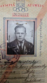 Originalt ID fra olympiaden Berlin 1936