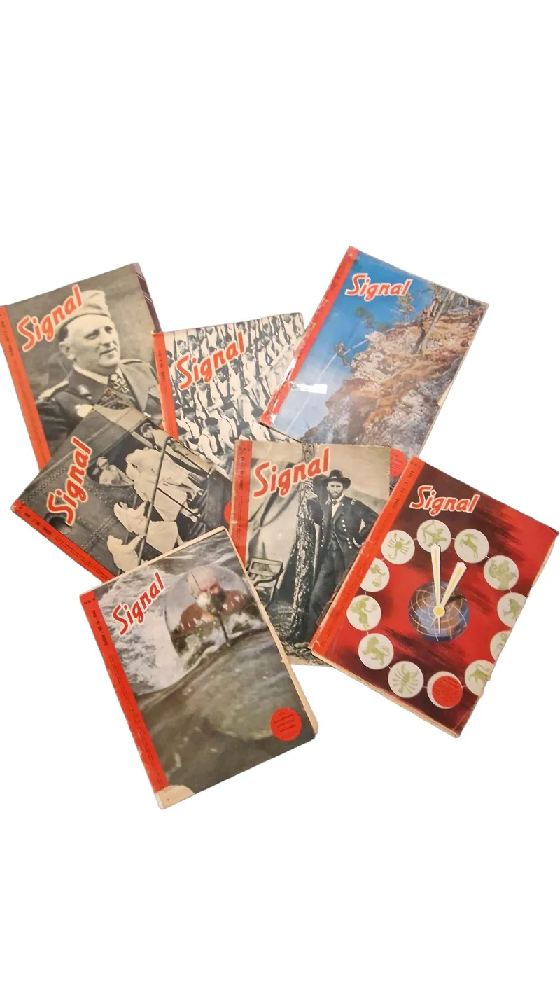 Samling originale Signal blade WW2