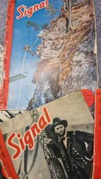Samling originale Signal blade WW2