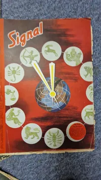 Samling originale Signal blade WW2
