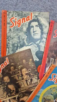 Samling originale Signal blade WW2