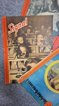Samling originale Signal blade WW2
