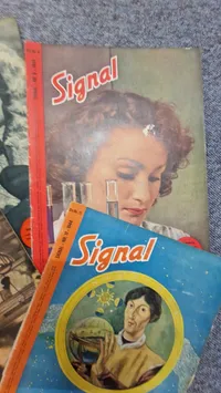 Samling originale Signal blade WW2