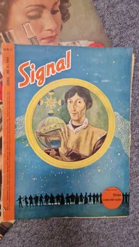 Samling originale Signal blade WW2