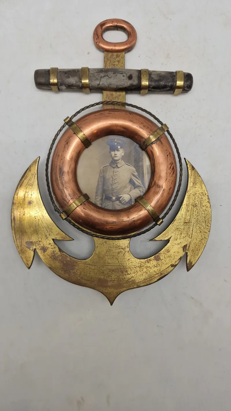 Original Tysk WW1 ramme med portræt