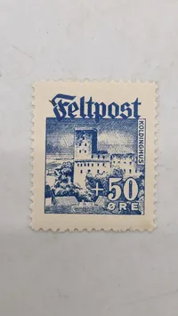 Originale Dansk producerede feltpost frimærker, ww2
