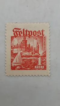 Originale Dansk producerede feltpost frimærker, ww2