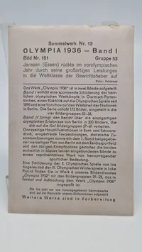 Ol samlekort fra Cigaretten Bilder-Dienst.