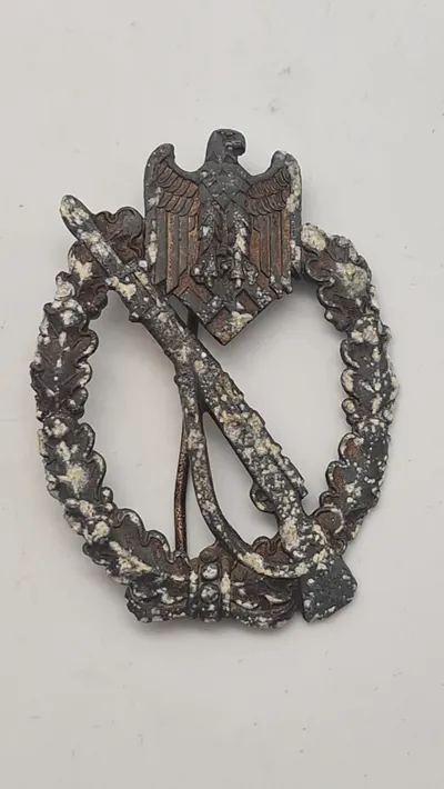 Originalt Tysk Infanterie-Sturmabzeichen in Silber jordfund
