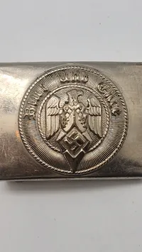 Original Hitlerjugend belt buckle marked RZM M/4/27