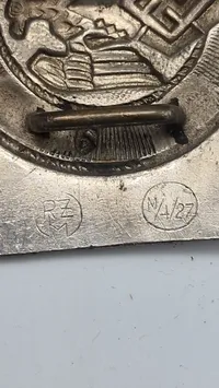 Original Hitlerjugend belt buckle marked RZM M/4/27