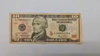 Original 10 dollar pengeseddel
