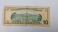 Original 10 dollar pengeseddel