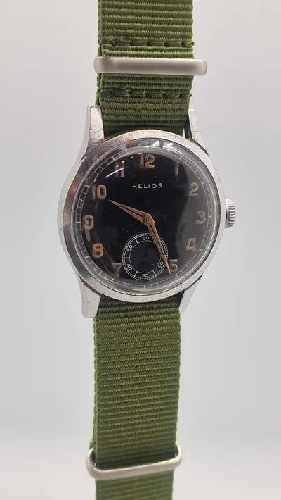 Originalt Helios Heer ur WW2  stemplet DH (Dienst Heeres)