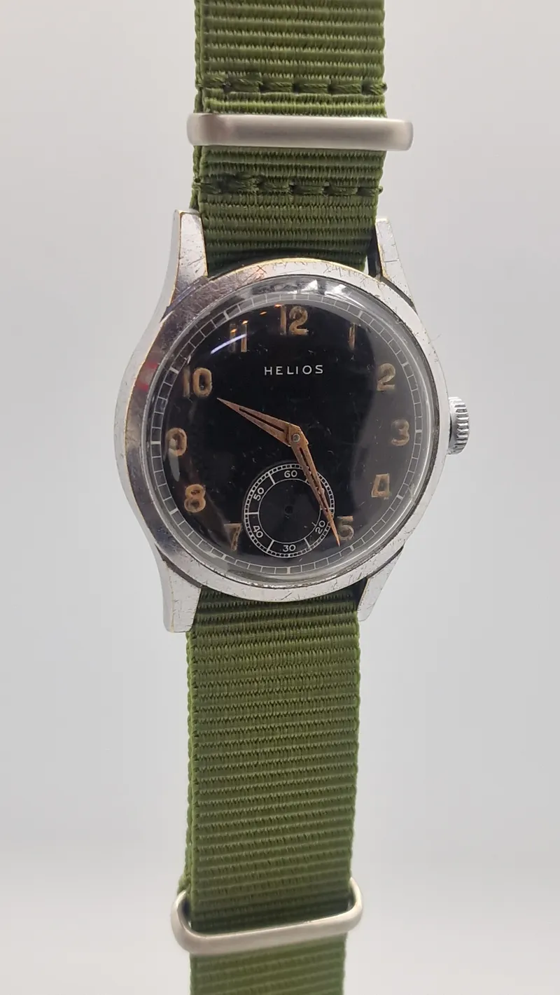 Originalt Helios Heer ur WW2  stemplet DH (Dienst Heeres)