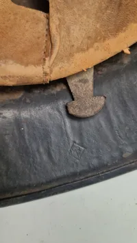 Original tysk Luftschütz hjelm, ww2