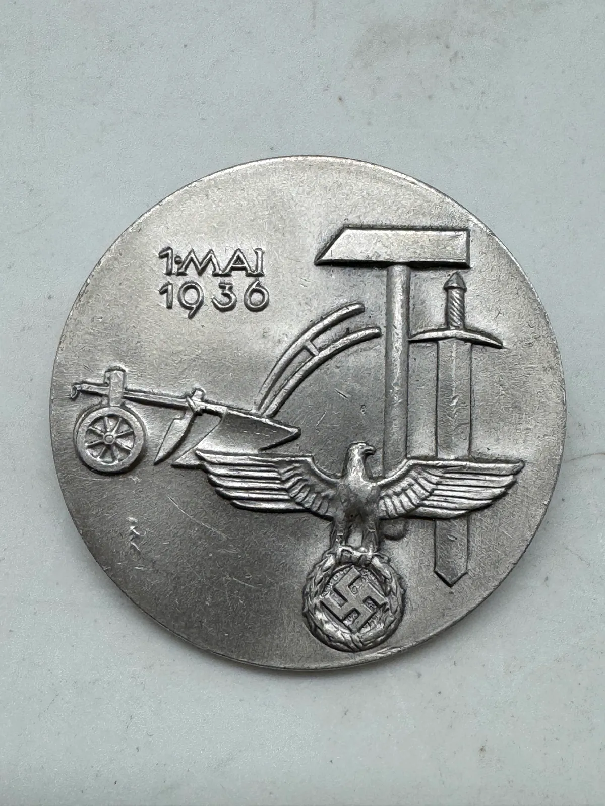 Originalt tysk dagsmærke, 1936