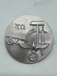 Originalt tysk dagsmærke, 1936