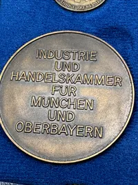 Originalt sæt For long-term loyalty cooperation 25 years Bavaria Chamber of Commerce Munich Upper Bavaria