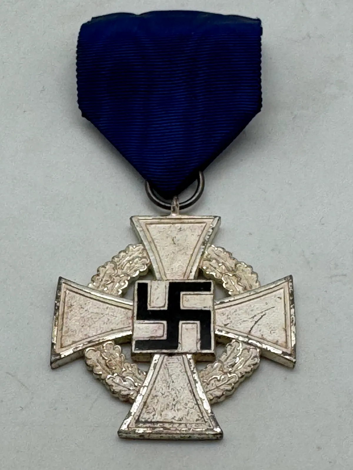 Originalt Treue Dienst Ehrenzeichen" (Ærestegn for tro tjeneste) for 25 års loyal tjeneste.