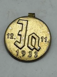 Sjælden original badge for valget af Adolf Hitler, 1933