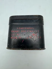 Sjælden original britisk boks for signalammunition,