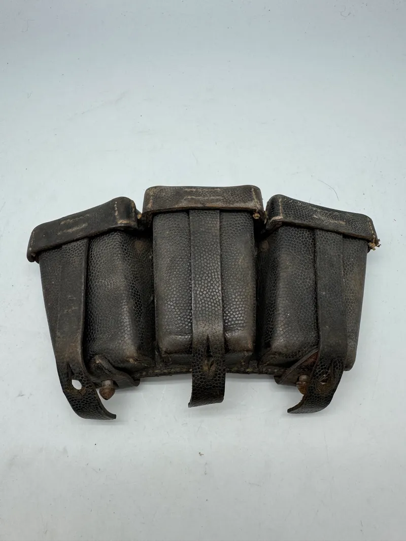 Original tredelt K98 ammunitionstaske WW2