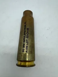 Originalt hylster fra 20 mm impuls patron ( EL) 
Deaktiveret