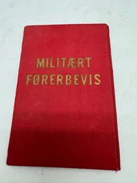Originalt militært førerbevis