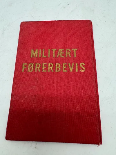 Originalt militært førerbevis