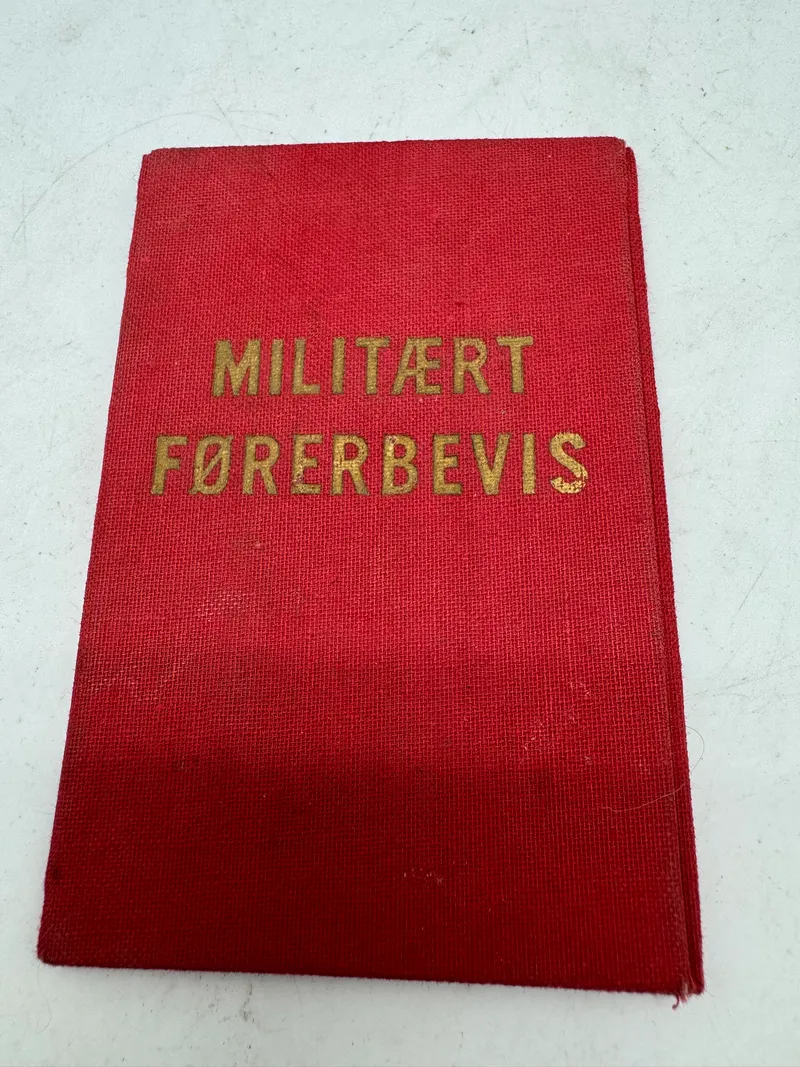 Originalt militært førerbevis