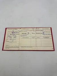 Originalt militært førerbevis