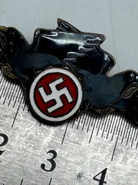 Ekstremt sjældent originalt D.N.S.A.P ravnemærke