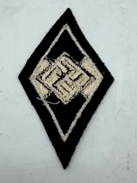 Originalt  SS Former Member Hitler Youth Sleeve Diamond (Vorigmitglied HJ Ärmelabzeichen)