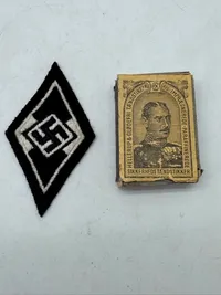 Originalt  SS Former Member Hitler Youth Sleeve Diamond (Vorigmitglied HJ Ärmelabzeichen)