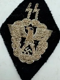 Original ? German SS police officer sleeve Diamond