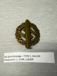 Originalt Tysk SA sport med nummer