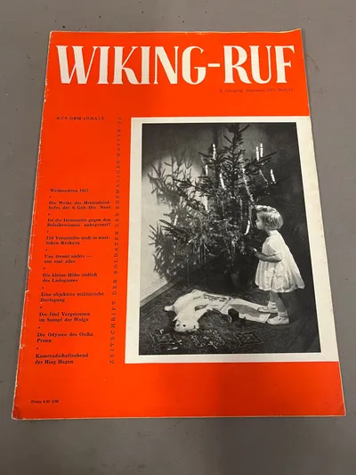 Originalt Tidligt blad fra SS veteran forening