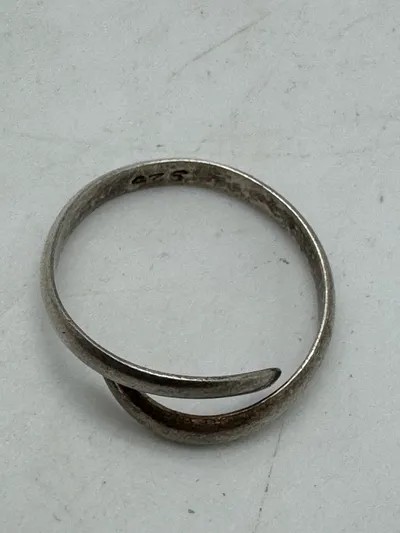 Fingerring af sterlingsølv