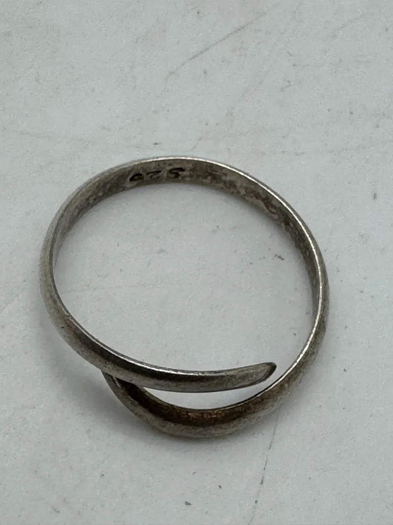 Fingerring af sterlingsølv