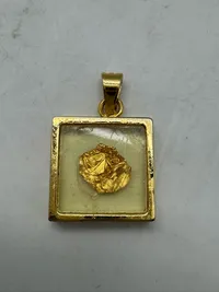 Vedhæng med original gold nugget