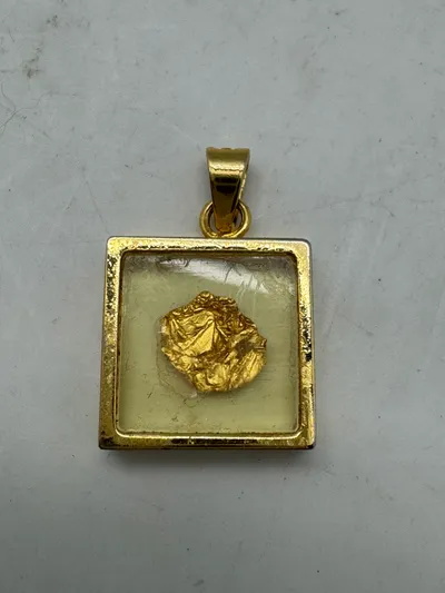 Vedhæng med original gold nugget