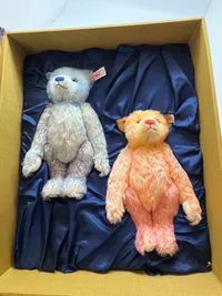 Steiff STK 31 Set Hello 2000 und Good-Bye 1999 Bärenset Millenium 2000