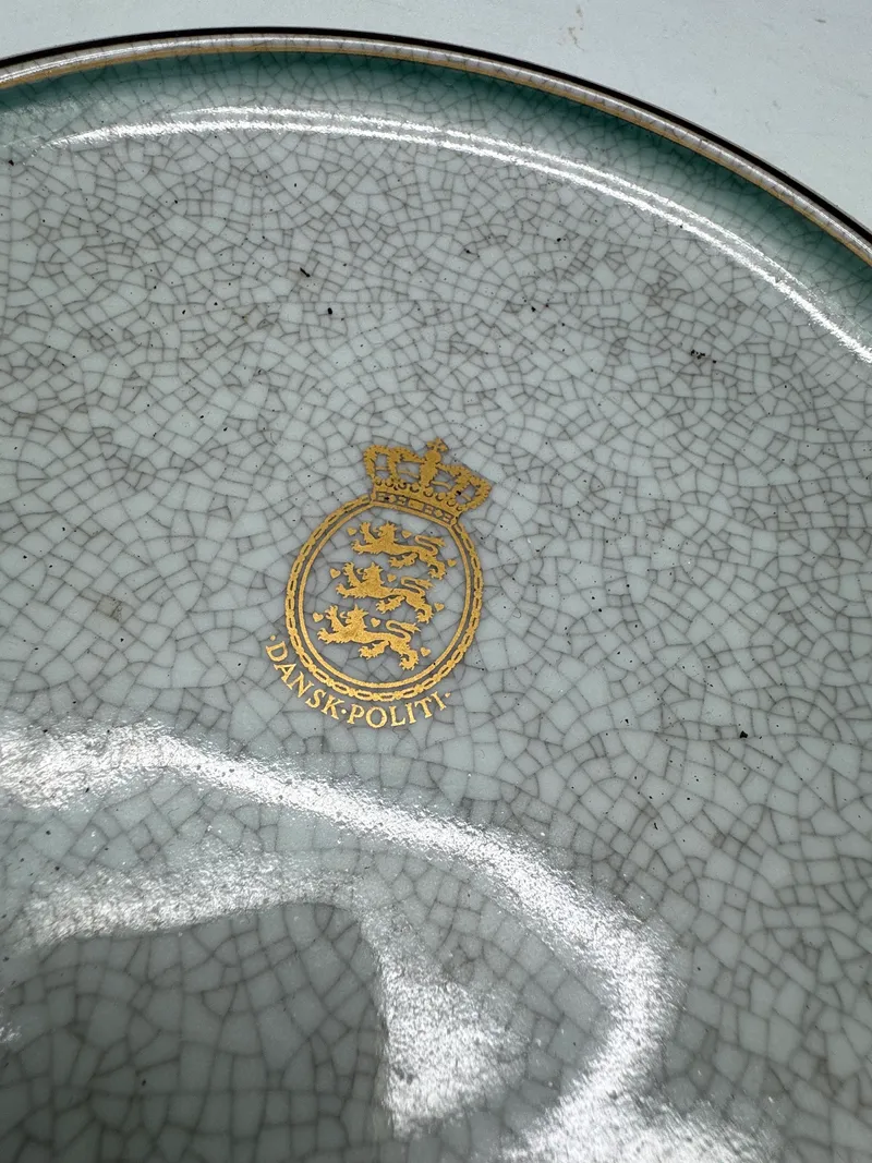 royal Copenhagen skål fra det danske politi