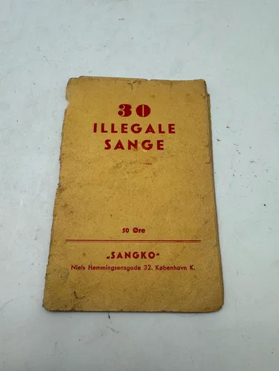 Originalt hæfte, 30 illegale sange