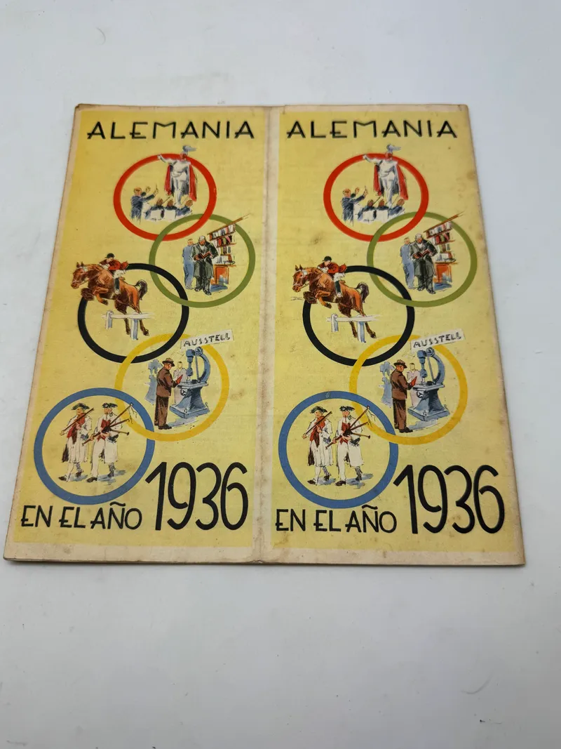 Originalt spansk olympiade hæfte fra 1936